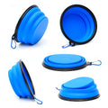 Wholesale 12oz 34oz BPA Free Outdoor Portable Foldable Collapsible Silicone Cat Dog Pet Travel Food Water Feeder Dish Bowl