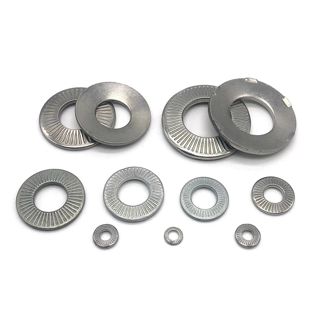 M3 - M24 Stainless Steel A2 DIN 25201 Wedge Locking Washer Lock Washers