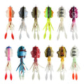 UV Coating Luminous PVC Soft Lures 20g Octopus Skirts Lure Squid Soft Lure Fishing Bait Soft