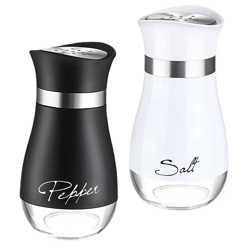 Salt Pepper Shakers Spice Dispenser With Adjustable Pour Holes Refillable  Shaker Seasoning Cans Box Kitchen Tools
