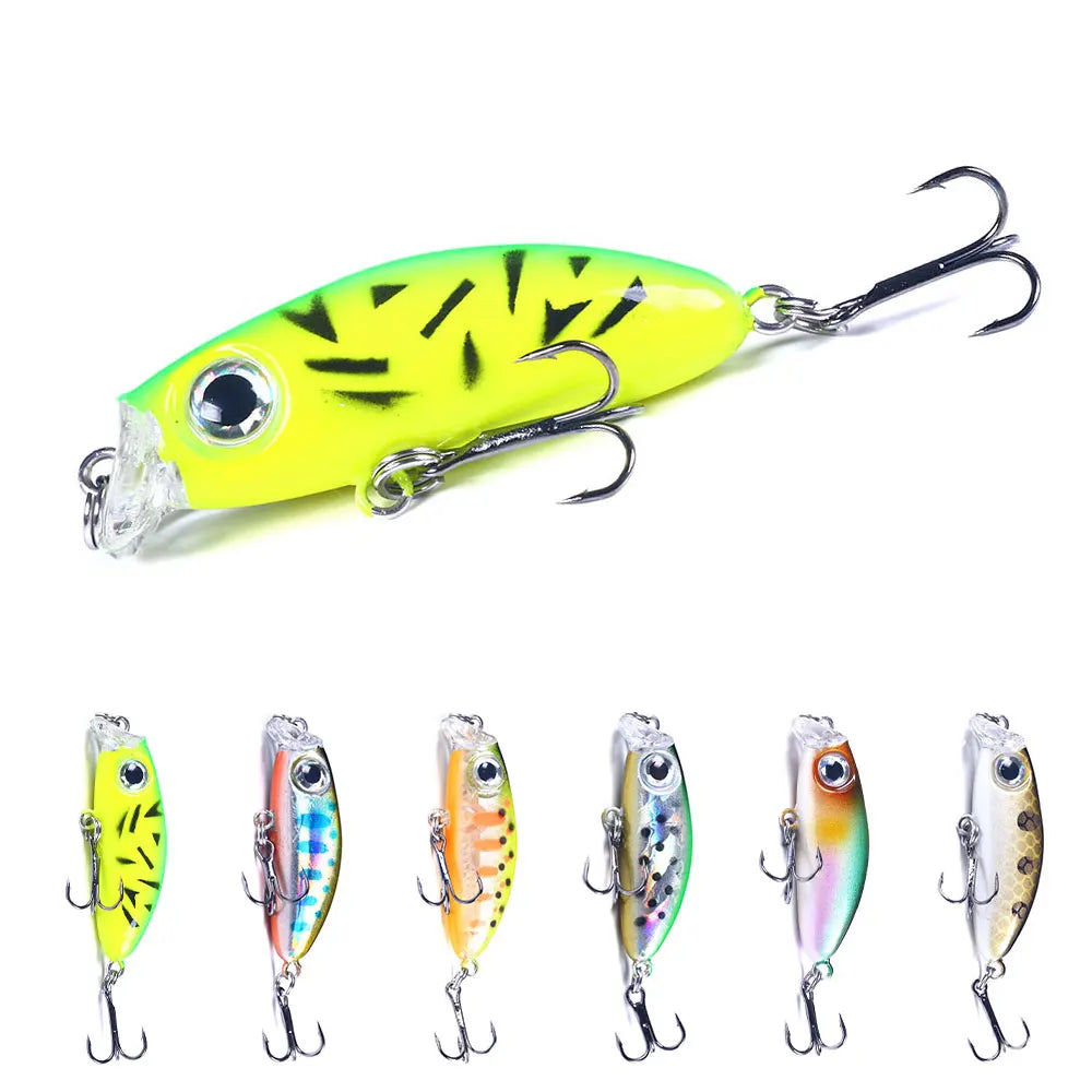 Wholesale MI146 4.2cm 3.1g Artificial Hard Bait Sinking Minnow Fishing Lures