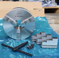 3 Jaw 250mm Self Centering Steel Manual Lathe Chuck K11 250 for Heavy Duty Lathe