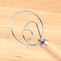New Stock 13 Inch Single and Double Circle Beater Oak Metal Egg and Dough Mixer Baking & Pastry Tools