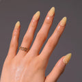 Genuine Soft Gel Nails GD49 Timeless Nude Almond Nails Simple & Chic Solid Color Press on Nail Artificial Fingernails Customize