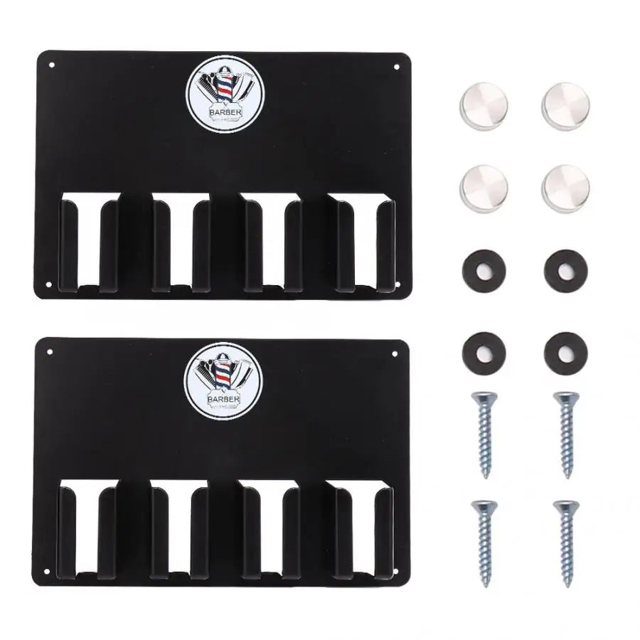 Professional High Temperature Plastic Barber Tools Storage Case Convenient Hair Clipper Stand Holder for Hair Salon Accessories