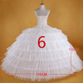 Bridal Dress Bustle Single Steel 2 Circles 3 Steel 6 Steel 6 Yarn Hard Mesh Pongee Skirt Simple Elastic Waist Petticoat