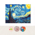 Famous Full Drill Round Rhinestones Van Gogh Starry Night Diamond Painting