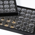 25/50 Grids Nail Jewelry Storage Box clear Round Bottle Tooth Gem Decoration case Nail Art Display Storage case Box