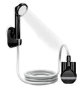 Rechargeable Portable Emergency Bidet Shower with Built-in Battery for Home Dorm Mobile Shower Room Outdoor Tent Caravans