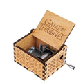 Wooden Music Box Hand Crank Vintage Decorative Musical Box for Home Decoration and Gift Giving