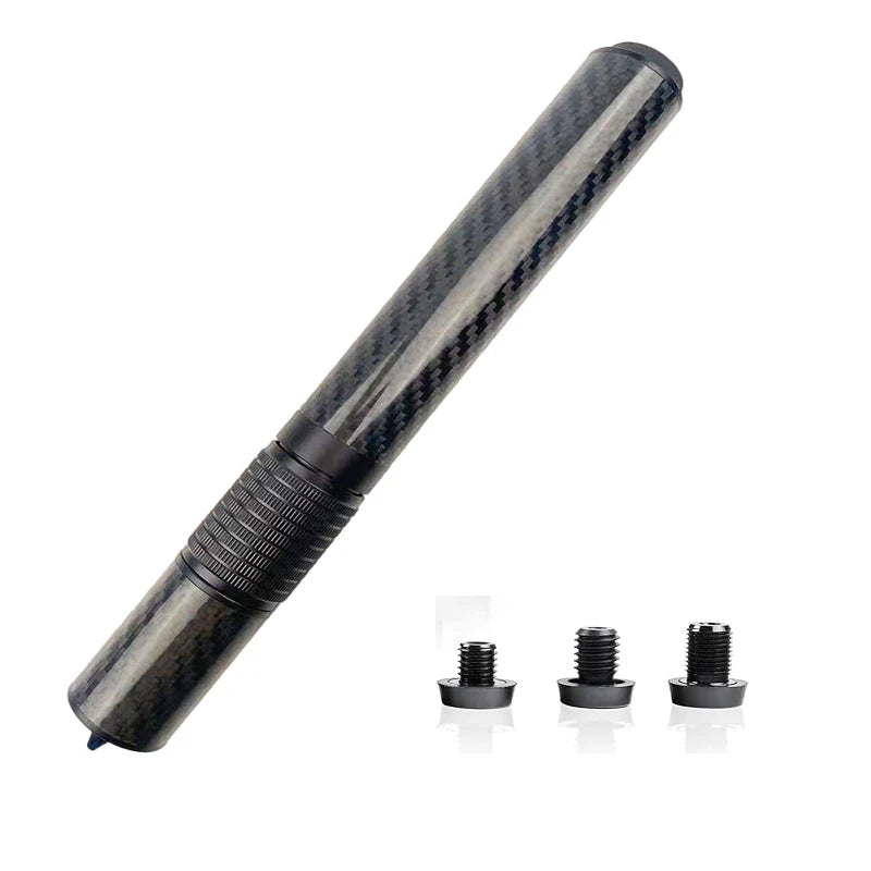 9.4-13.4 Inches Telescopic Carbon Fiber Billiard Cue Extension Handles with Bumper Back Screws MegaBDM
