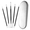 Blackhead Remover Pimple Popper Tool Kit Acne Comedone Extractor Needle Set for Nose Face Pore Blemish Whitehead Removal