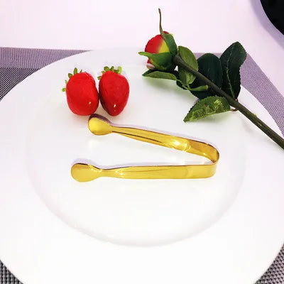 Stainless Steel Serving Party Salad Server Tongs and Function Uses Sugar Tong Ice Tong