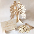 Wholesale Creative Wedding Supplies Wooden Wishing Tree Sign-In Table Ornaments and Crafts for Home Decor Wood Gift Dropshipping
