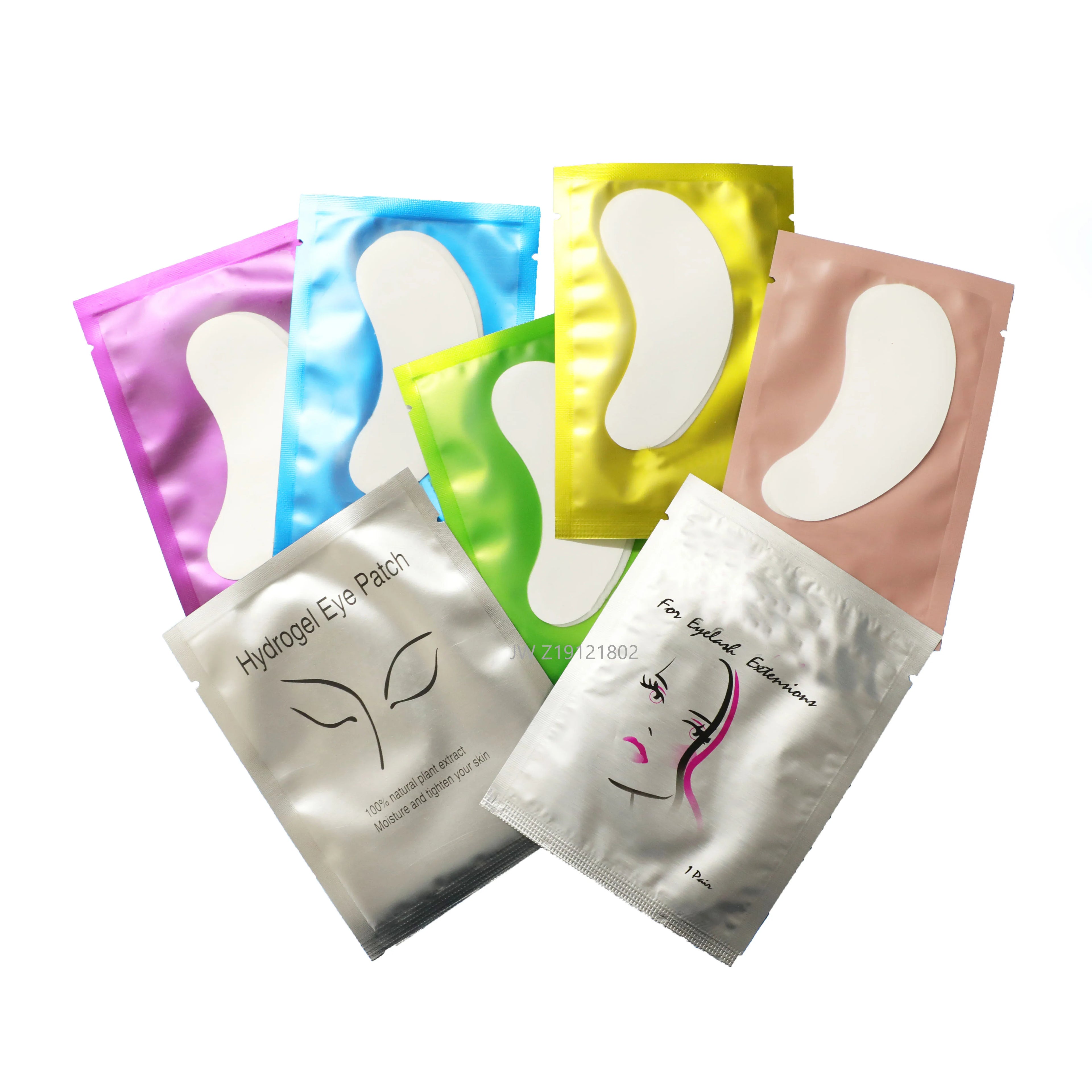 OEM Under Eye Gel Pads Eyelash Extension Pads Lint Free DIY False Eyelash Lash Extension Makeup Eye Gel Patches