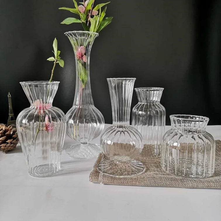 Decorative Dining Table Flower Home Decor Glass Crystal Glass Vase