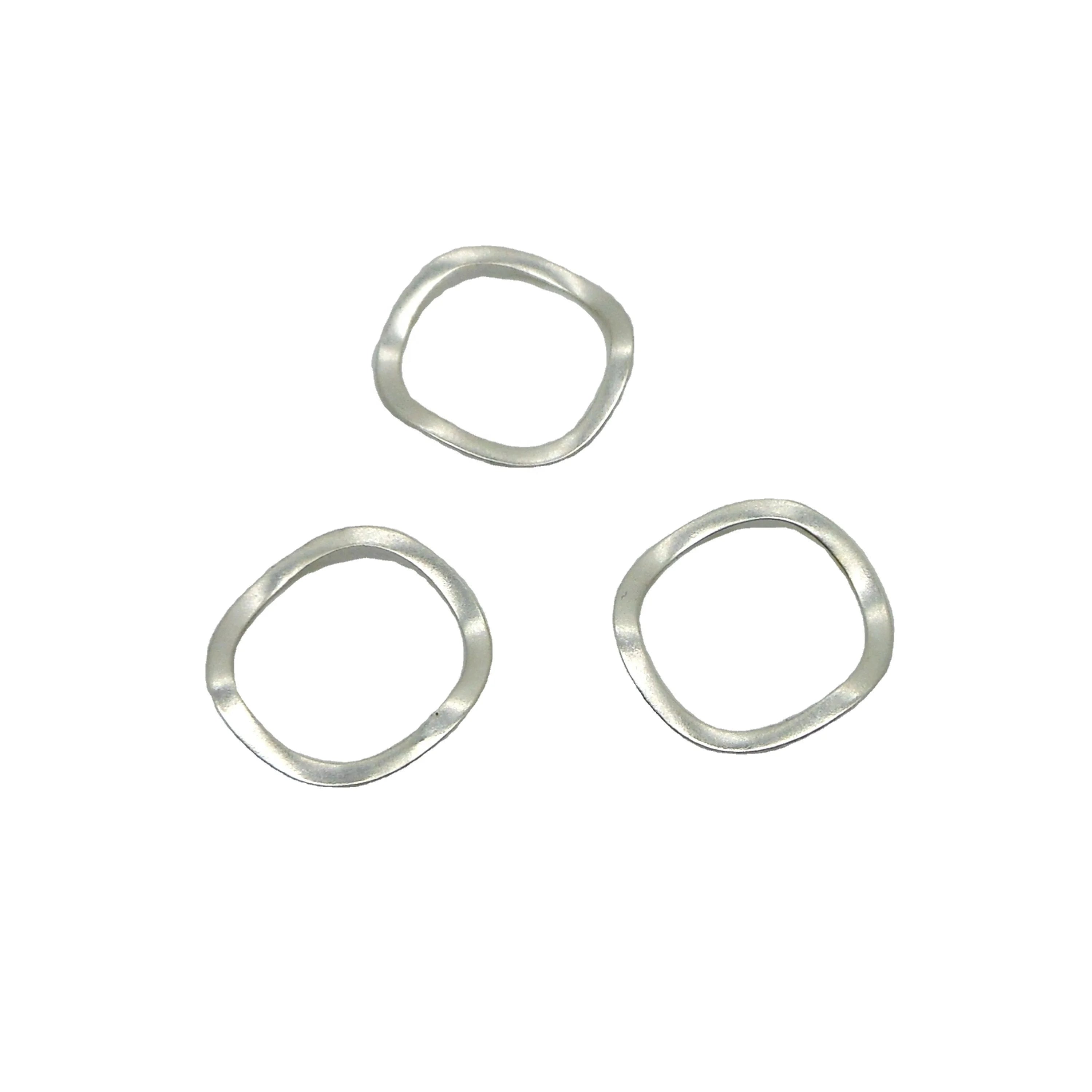 Custom DIN137 65Mn Carbon Steel Silver Plated Plain Finish Wave Spring Washer M10