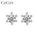 CZCITY Sterling Silver 2026 Trendy Stud Tiny 925 Boss Beautiful Small Fashion Design Diamond Women's Earring