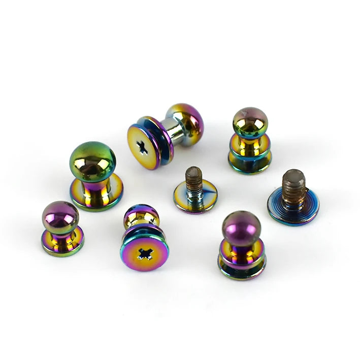 Deepeel H3-2 6/8/10mm Bag Accessories Handbag Rivets Belt Fastener Clasp Round Screw Rivet
