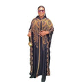 Luxurious Spring Rhinestone Beaded African Kaftan Dress Two-piece Set Womens Clothing African Dress Full Size  Africa Dress