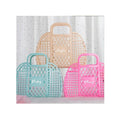 Personalized Summer Beach Basket Bridesmaid Gift Flower Girl Clutch Beach Tote Sublimation Jelly Tote Bag