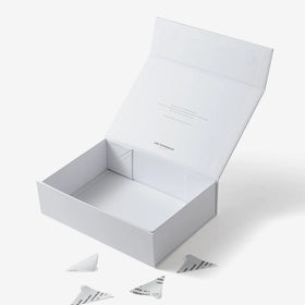 Flap Lid Packaging Cardboard Bespoke Folding Shipping Custom Magnetic Closure Gift Box Packaging