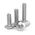M2 M2.5 M3 M4 M5 M6 M8 JIS B1111 304 Stainless Steel A2 Phillips Mushroom Truss Head Machine Screws MegaBDM