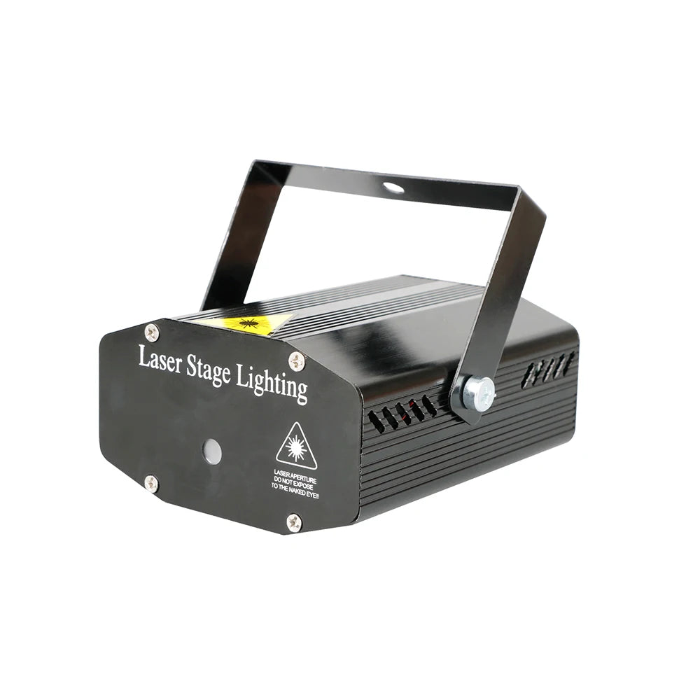 Orlite Mini LED  Sound Activated Laser Stage Party Light RGB Flash Strobe Projector DJ Disco Light  for Home Room Dance Party