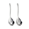 304 Mirror Polished Stainless Steel Flat Handle for Pepper Colander Scoop Dumpling Strainer Noodle Spoon