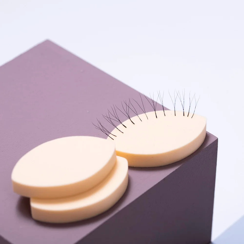 Pinky Leem Customized New Lash Eye Shape Sponge Eyelash Extension Training Sponge Lash Practice Sponges