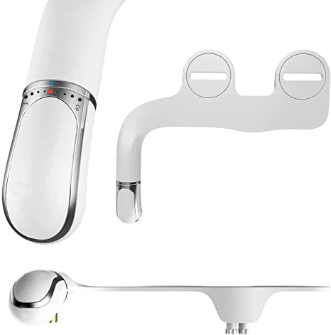 OEM ODM Modern Home Bidet Self-Cleaning Dual Retractable Nozzle Non-Electric Mechanical Floor Mounted Toilet Seat Bathroom