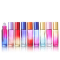 In Stock 5ml 10ml Ombr Color Glass Roll on Bottle Perfume Bottle doterra Essential Oil Bottle With Steel Roller