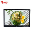 Cheap Price 15 Inch Digital Photo Frame with Front Button USB SD Card Port Video Frame Table Display Black/White Wall Mountable