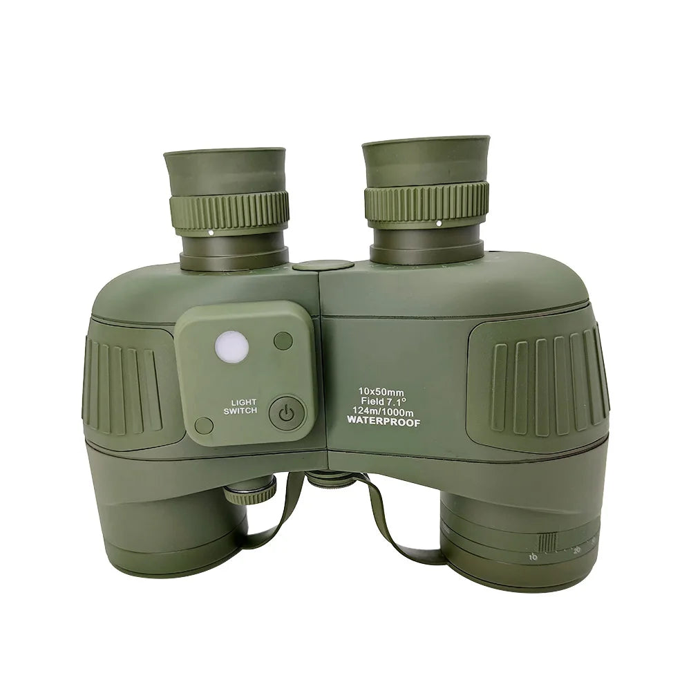 SECOZOOM 7x50 Hunting Binocular with Compass Bak4 Prism for Adult Use
