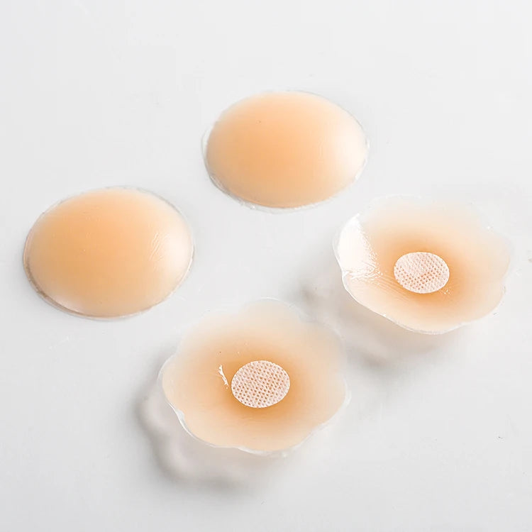 High Quality Matte Opaque Waterproof Reusable Sticky Invisible Silicone Nipple Cover
