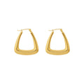 Fashion Earrings Trend 18K Gold Plated Stainless Steel Hoop Earring Earrings