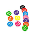 DIY Decoration Button Mixed Color Scrapbooking Round Shape Resin 2 Holes Sewing Button