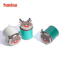 Tianhui Christmas Packaging Paper Airtight Canister with Double Tin Lids for Tea Leaves Candy