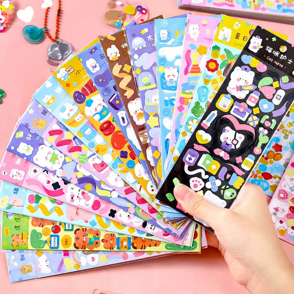 Wholesale Notebook Diary Decoration Kids DIY Cute Cartoon Kawaii Stickers