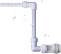 White Swimming Pool Waterfall Shower Sprinkler 1.5" Above Ground Pools Decor Cascade Water Fun Spray for Pump & Hose MegaBDM