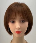 Mixed Hair Women's Wigs 70% Human Hair 30% Imported High-temperature Silk for Women Wig