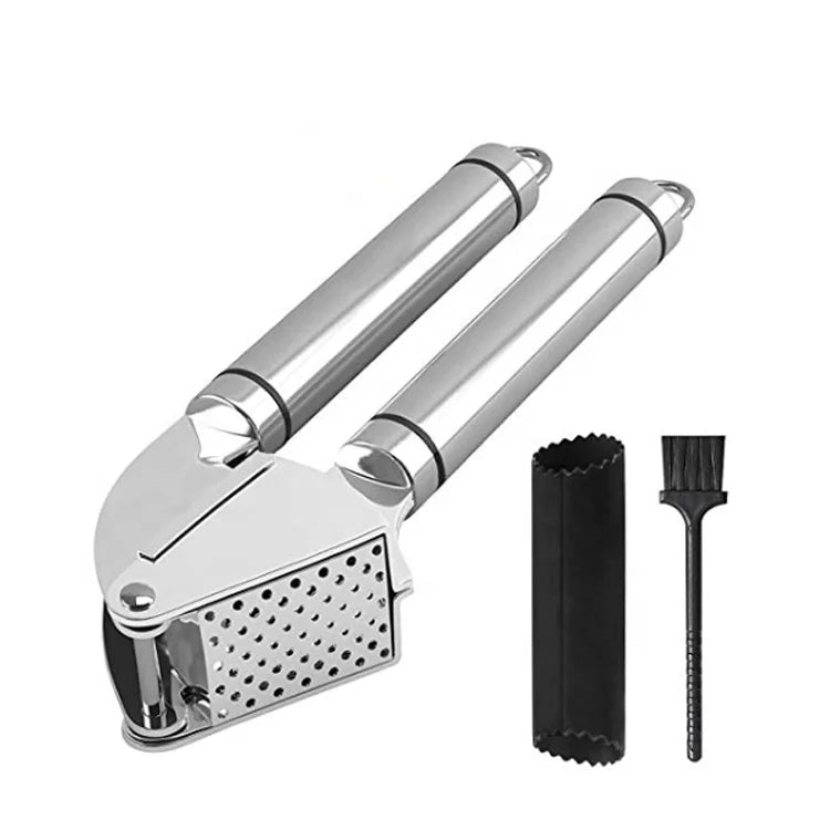 Hot Sale Garlic Crusher Mincer Garlic Peeler Stainless Steel Garlic Press for Kitchen Gadgets