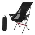Outdoor Camp Beach Picnic Folding Moon Camping Chair High Back Folding Chair