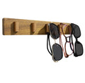 5 Slots Wooden Wall Sunglasses Holder Sunglass Organizer Storage