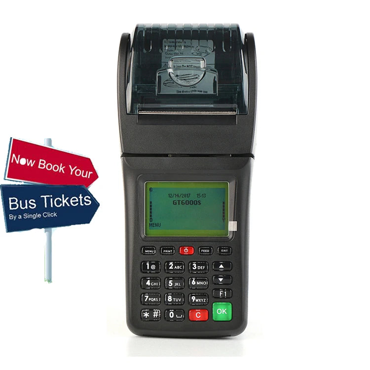Mobile Portable Mini POS System Point of Sales 3G Wifi Ordering Ticketing Printer
