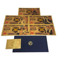 5 Types BLEACH Japanese Anime 10000 Yen Gold Banknote Card for Collection Home Decor