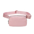 2026 Women's Fashion Crossbody Waist Bag Sling Bum Belt Fanny Pack with Zipper Closure for Outdoor Sport Travel Hiking Run