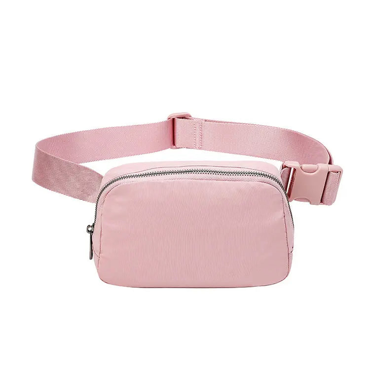 2026 Women's Fashion Crossbody Waist Bag Sling Bum Belt Fanny Pack with Zipper Closure for Outdoor Sport Travel Hiking Run