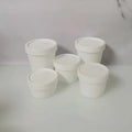 Plastic Thickening Box 30g 50g 100g150g White Green pink Macaron Color Mask Hair Mask Box Plastic Cup