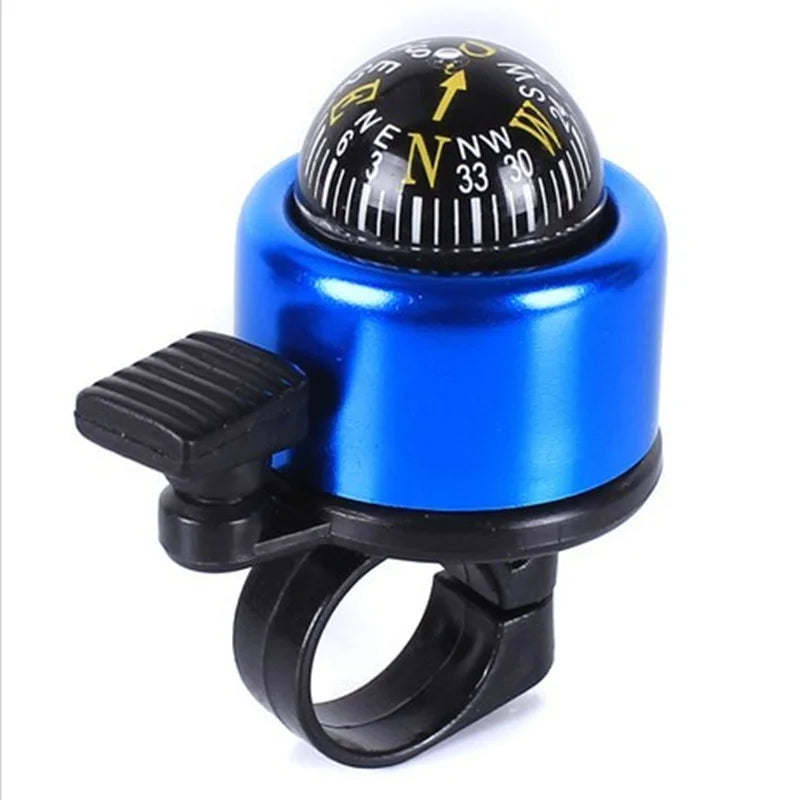 RTS Wholesale Mini Bicycle Ring Bells 6-Color Aluminum Alloy 22mm Cycling Handlebar Compass Mini Bicycle Compass Ring Bells